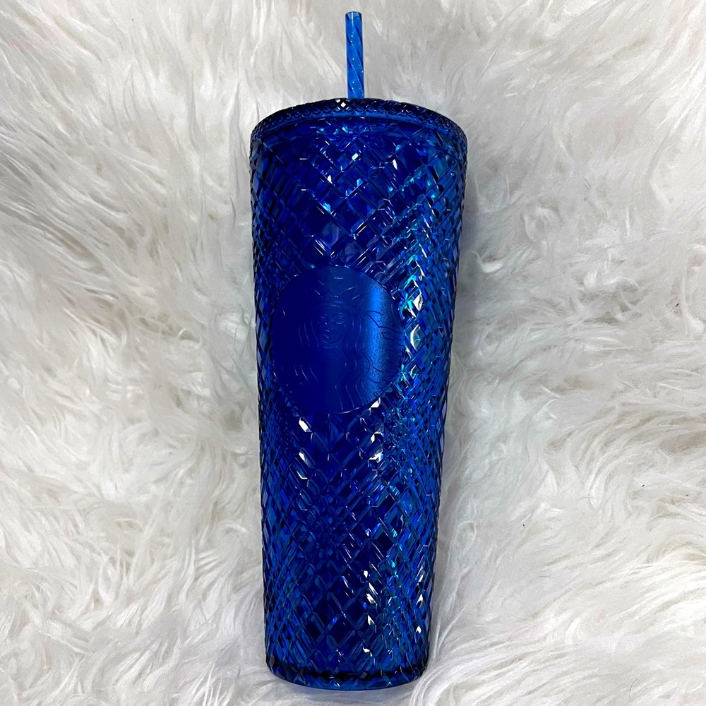 NEW Starbucks | 2022 Holiday Jeweled Azure Blue Venti Tumbler Cup 24oz NWT